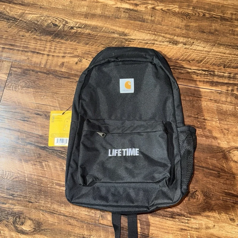 Carhartt Black Canvas Backpack Unisex NEW